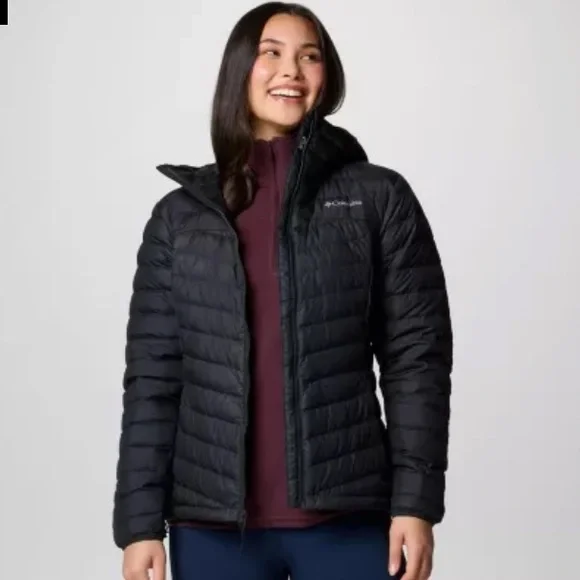 Women’s’ Columbia Coat. New. Westridge-Hooded Down Jacket. Black. Large Coat - Picture 3 of 13